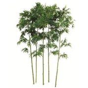 Bastões de bambu artificiais